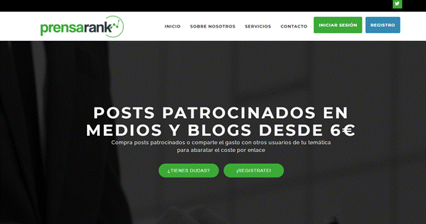 Comprar enlaces en Prensarank