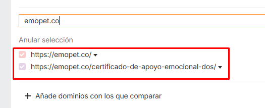 Canibalización SEO ejemplo real