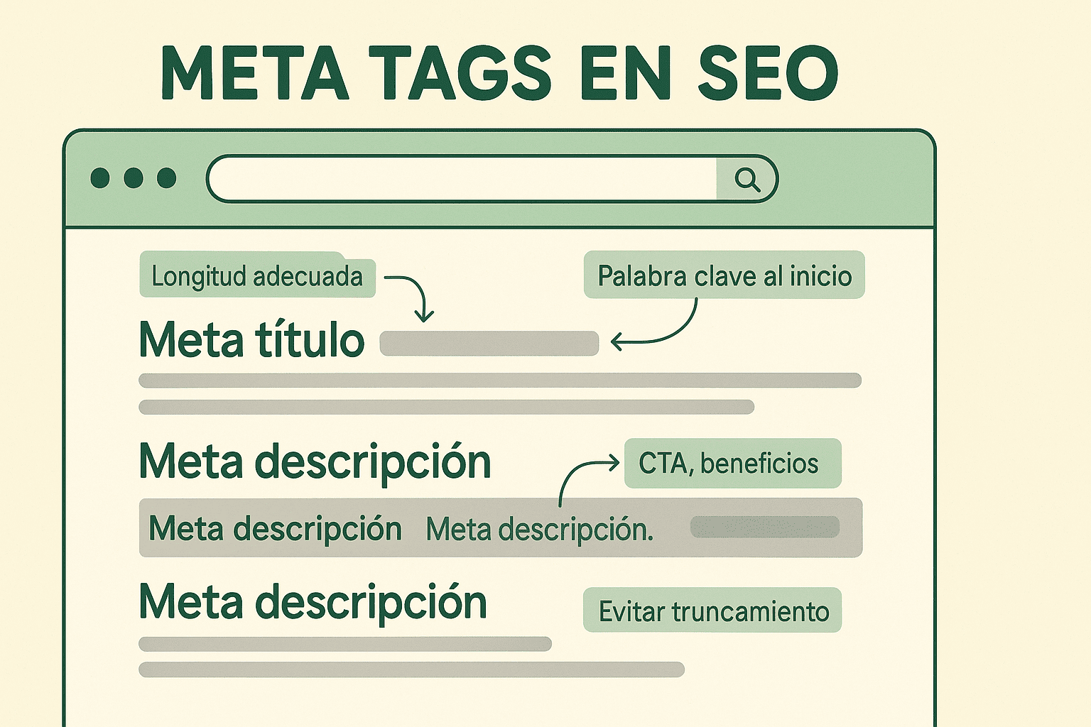 Meta tags en bulk optimizados para SEO